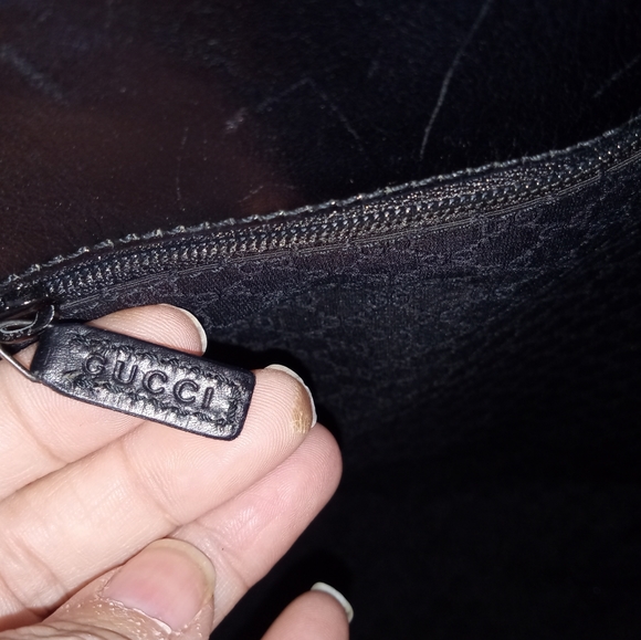 Gucci Leather Unisex Tote Bag - 100% Authentic - Picture 9 of 11